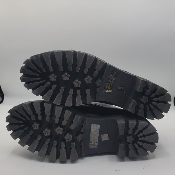 Herstyle Women's Leather Black Platform Shoes Size 7.5 - Picture 8 of 9